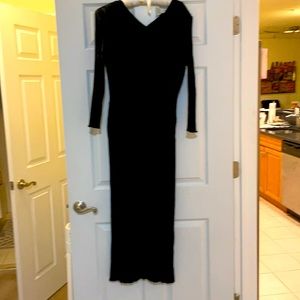 Mary McFadden couture black gown